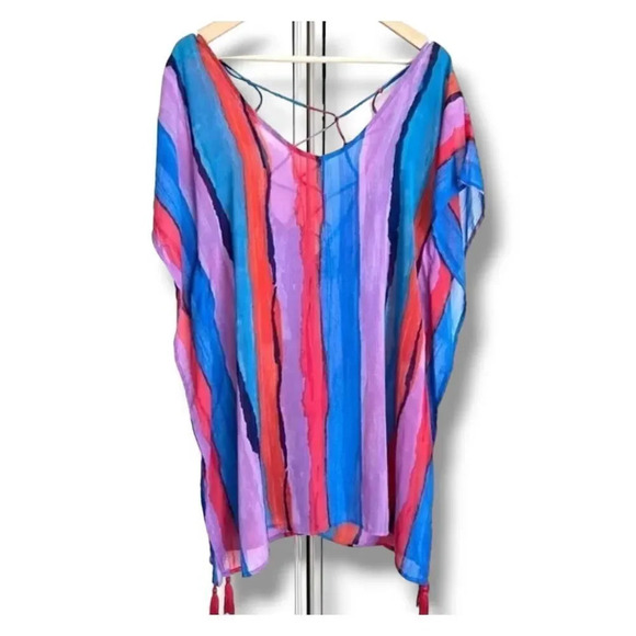 Palisades Beach Club women's multicolor swim cover up - small/medium - Picture 1 of 7